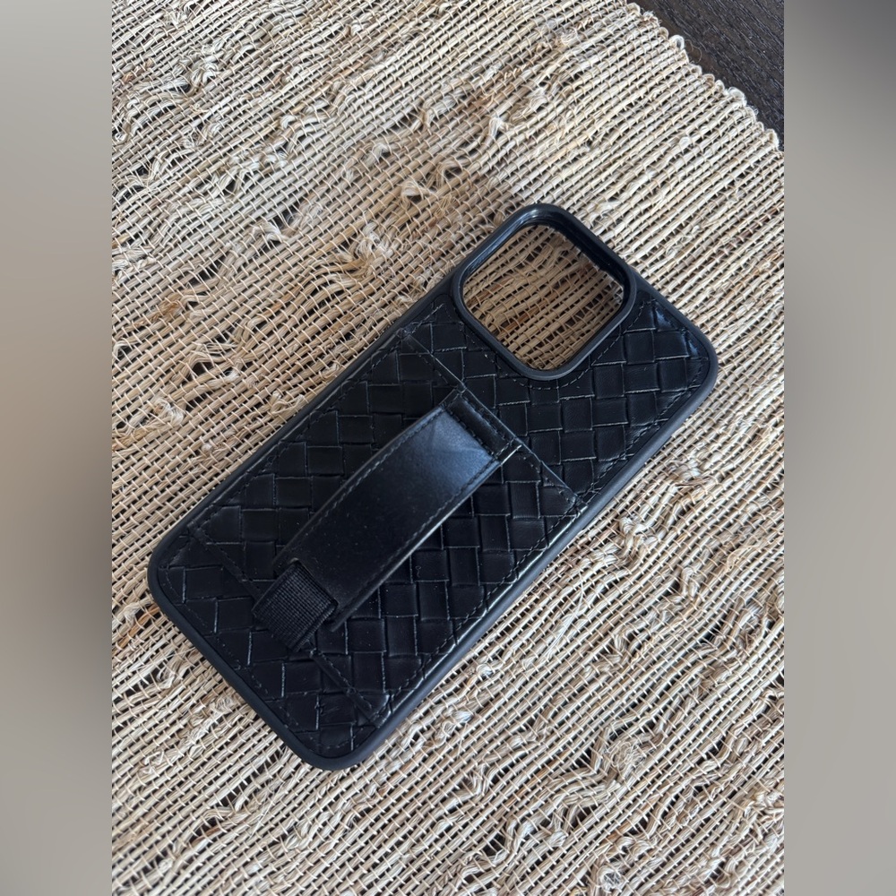 Walli Case iPhone 15 ProMax iPhone Case Black Weave